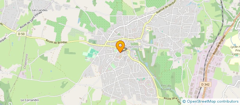 localisation de l'entreprise O.R LINGERIE  CHAPONOST