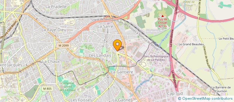 localisation de l'entreprise O R O L E I S  CLERMONT-FERRAND