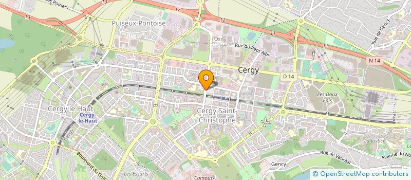 localisation de l'entreprise O.R RENOVA à CERGY