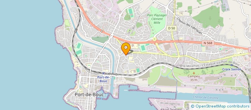 localisation de l'entreprise O'RAYON DE BEAUTE  PORT-DE-BOUC
