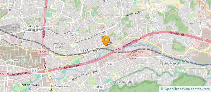 localisation de l'entreprise O RDV DE L'AIGUILLE à MARSEILLE