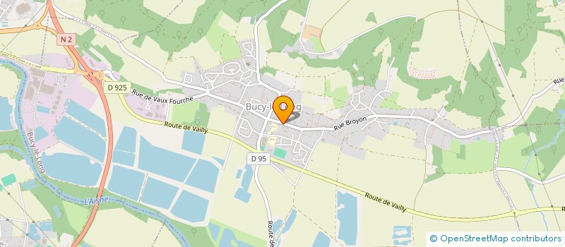 localisation de l'entreprise O REFLETS  BUCY-LE-LONG