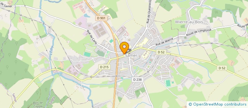 localisation de l'entreprise O'REGAL  SAMER