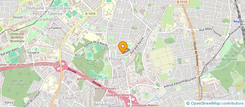 localisation de l'entreprise O'REILLY & CO  TALENCE