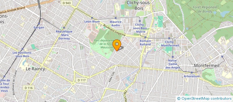 localisation de l'entreprise O'REN à CLICHY-SOUS-BOIS