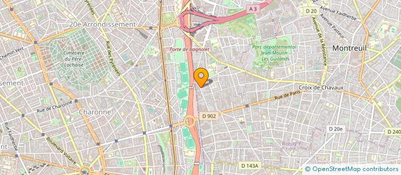 localisation de l'entreprise O'RENDEZ VOUS DES SPORTIFS à BAGNOLET