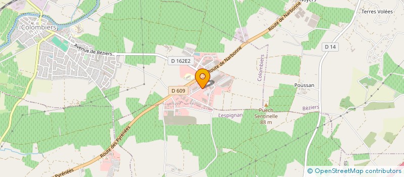 localisation de l'entreprise O RESTO DES POTOS à COLOMBIERS