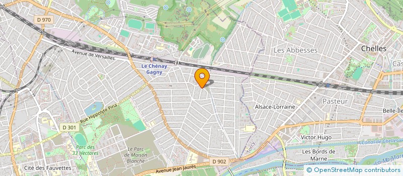 localisation de l'entreprise O REV'IMMO à GAGNY
