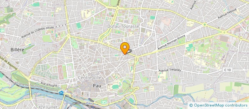 localisation de l'entreprise O REV INGENIERIE à PAU