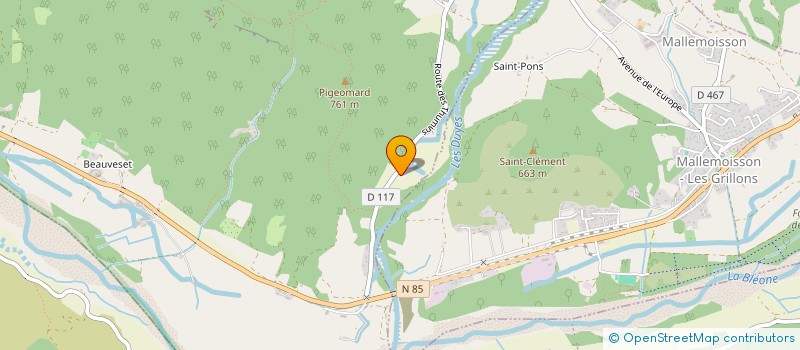 localisation de l'entreprise O REVE  MIRABEAU