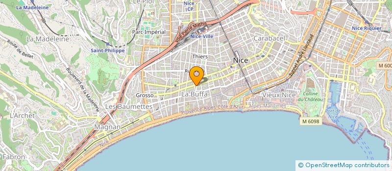 localisation de l'entreprise O'RIORDAN TONY ET BREDA à NICE