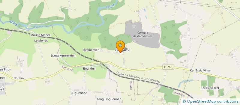 localisation de l'entreprise O'ROULKI  ELLIANT