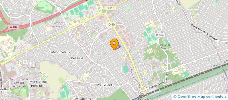 localisation de l'entreprise O.S à VILLEPINTE