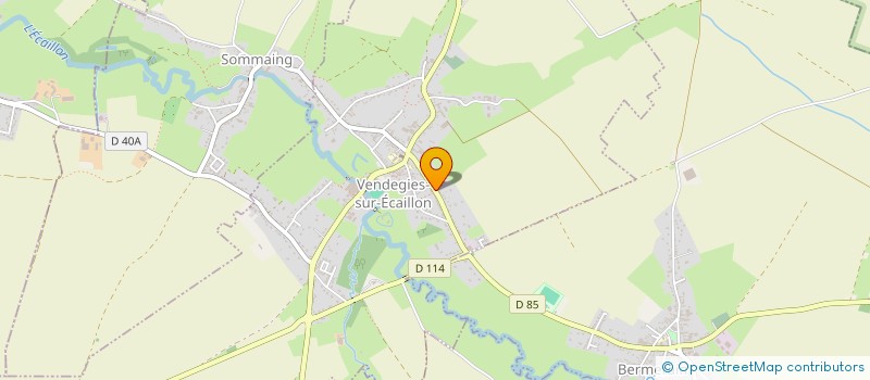 localisation de l'entreprise O.S.A.  VENDEGIES-SUR-ECAILLON