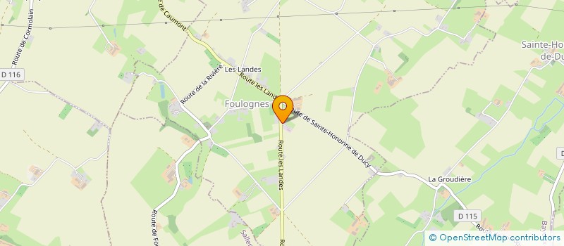 localisation de l'entreprise O.S.C.A.R.E à CAUMONT-SUR-AURE