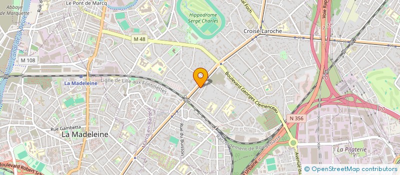 localisation de l'entreprise O.S CONSEIL à MARCQ-EN-BARŒUL