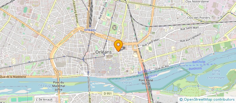 localisation de l'entreprise O.S.D.ADB à ORLEANS