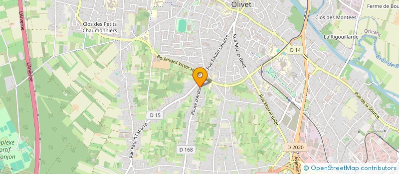 localisation de l'entreprise O.S.D. ADMINISTRATEUR DE BIENS à OLIVET