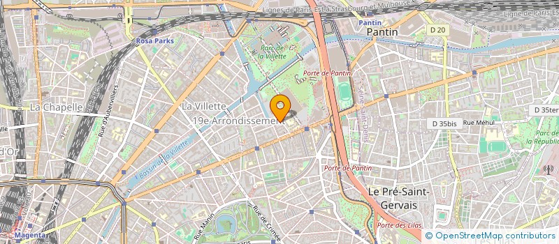 localisation de l'entreprise O.S.D.R TRANSPORT  PARIS