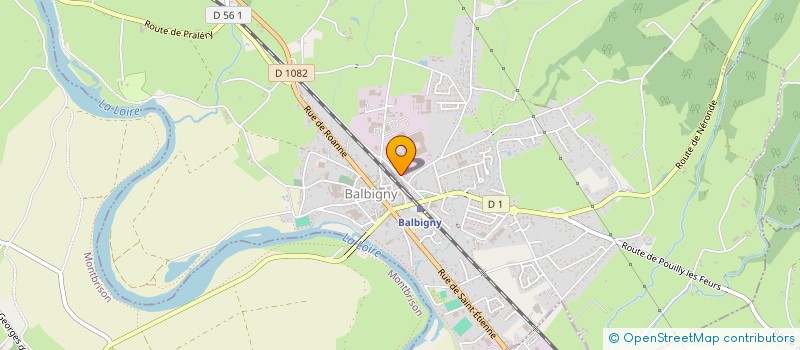localisation de l'entreprise O.S.E à BALBIGNY