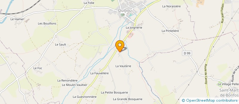 localisation de l'entreprise O.S.J. SAUVAGE IMMOBILIER  QUIBOU