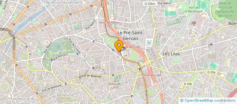 localisation de l'entreprise O.S LIVRAISON  PARIS