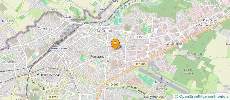 localisation de l'entreprise O.S LUXURY RENTAL à ANNEMASSE