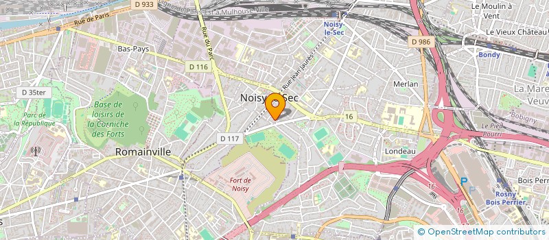 localisation de l'entreprise O.S.S à NOISY-LE-SEC