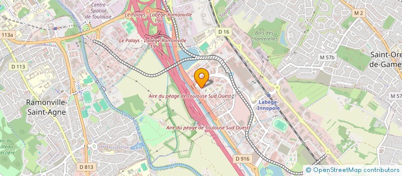 localisation de l'entreprise O.S.SCONECT  LABEGE