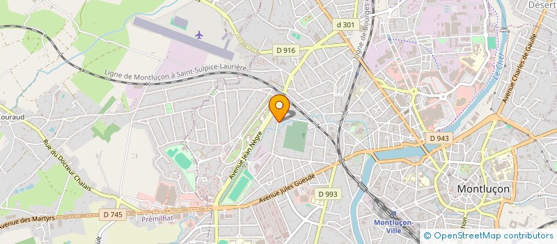 localisation de l'entreprise O SACRE FEMININ à MONTLUCON