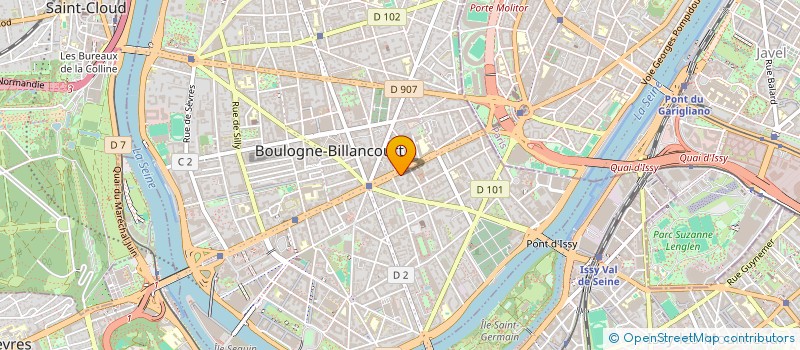 localisation de l'entreprise O SAINT-GERMAIN  BOULOGNE-BILLANCOURT