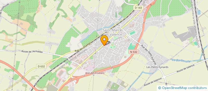localisation de l'entreprise O' SAINT MARTIN à SAINT-MARCEL-LES-VALENCE