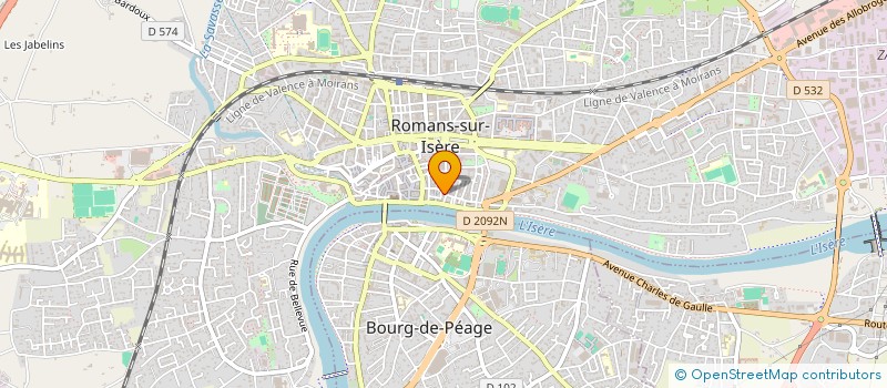 localisation de l'entreprise O SAINT NICOLAS  ROMANS-SUR-ISERE