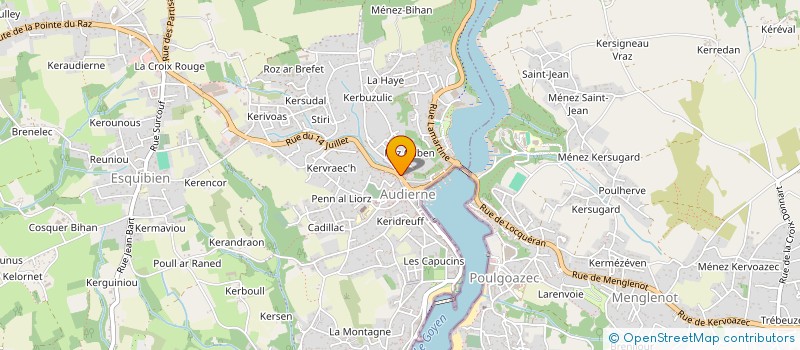 localisation de l'entreprise O'SALON  AUDIERNE