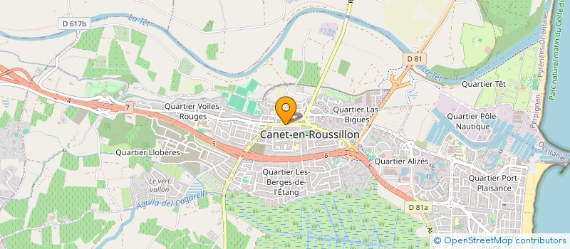 localisation de l'entreprise O SALON D'ELISA  CANET-EN-ROUSSILLON