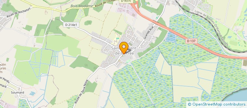 localisation de l'entreprise O SALON DE MAG'  SAINT-LAURENT-DE-LA-PREE