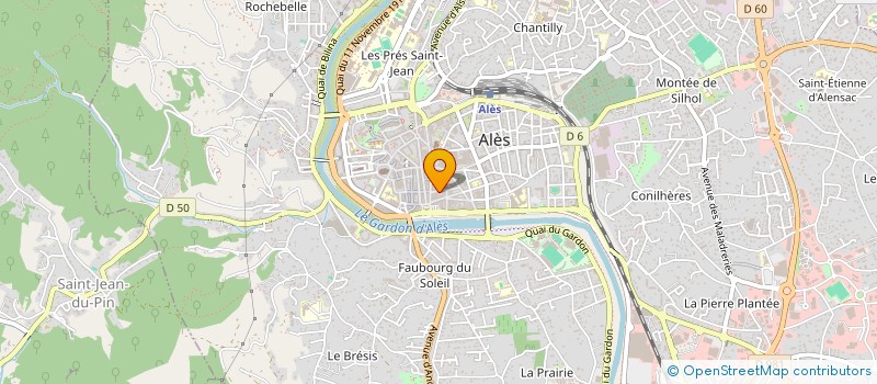 localisation de l'entreprise O'SAPHYR à ALES