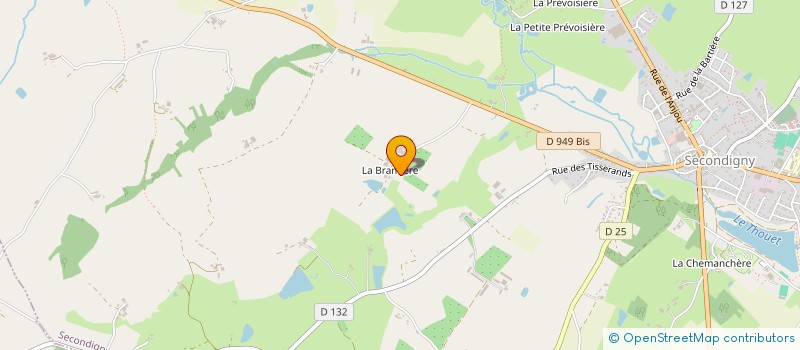 localisation de l'entreprise O SAVEURS DE GATINE  SECONDIGNY