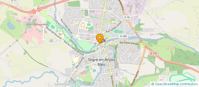 localisation de l'entreprise O SAVEURS DE L'ORIENT à SEGRE-EN-ANJOU BLEU
