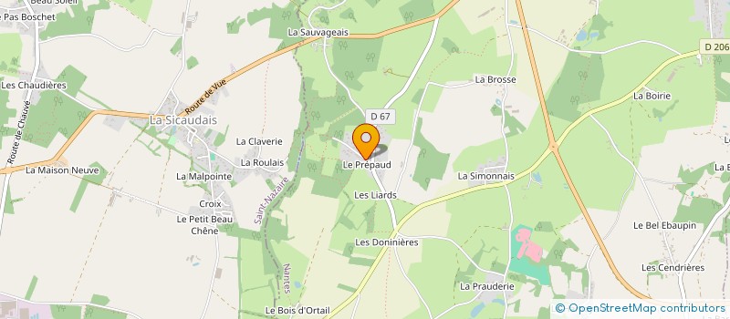 localisation de l'entreprise O SAVEURS DES MONTAGNES  VUE