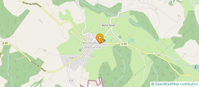 localisation de l'entreprise O SAVEURS DU TERROIR à MONTREDON-LABESSONNIE