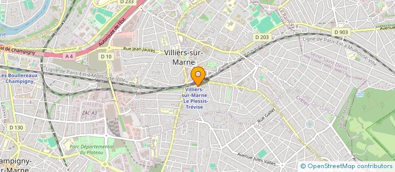 localisation de l'entreprise O SAVEURS MEDITERRANEENNES à VILLIERS-SUR-MARNE