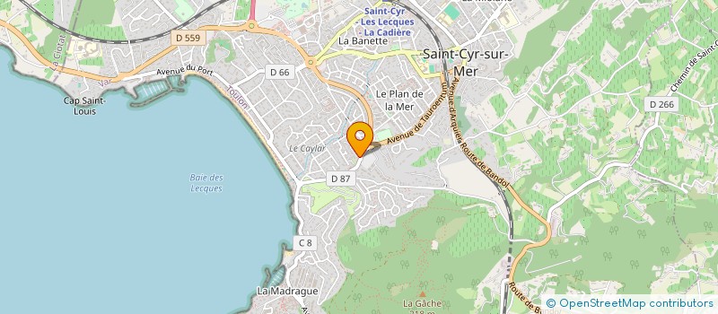 localisation de l'entreprise O SCAR à SAINT-CYR-SUR-MER