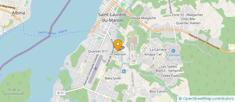 localisation de l'entreprise O SECOURS DES ENFANTS DEMUNIS HAITIENS à SAINT-LAURENT-DU-MARONI