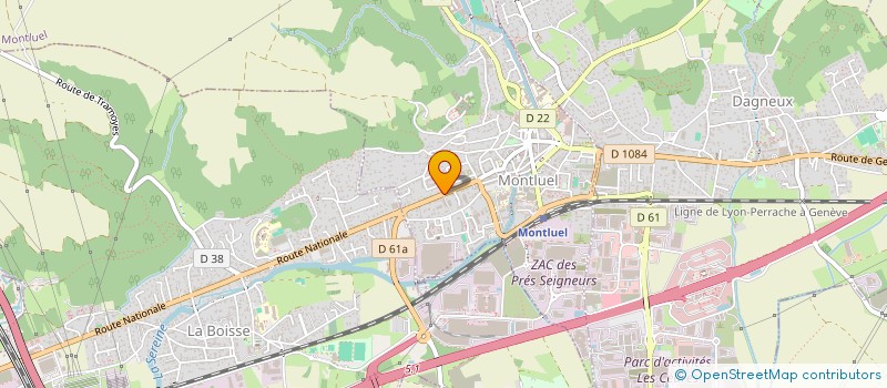 localisation de l'entreprise O SENS DE SOI à LA BOISSE
