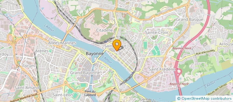localisation de l'entreprise O SEPHIR à BAYONNE