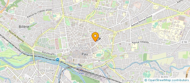 localisation de l'entreprise O SEPTIEME CIEL à PAU