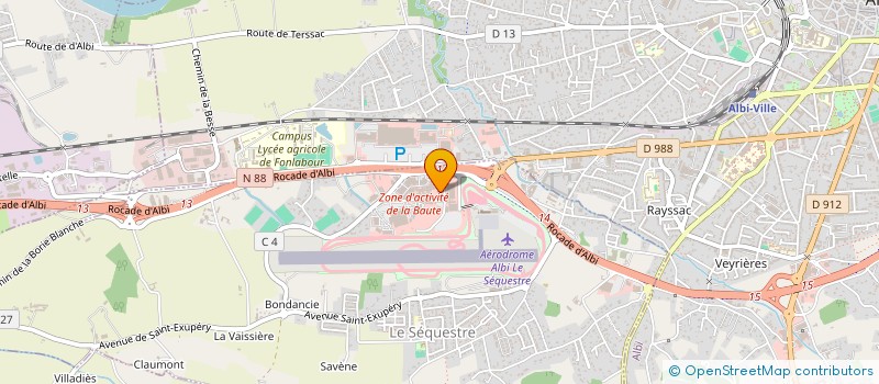 localisation de l'entreprise O'SEQUESTRE  LE SEQUESTRE