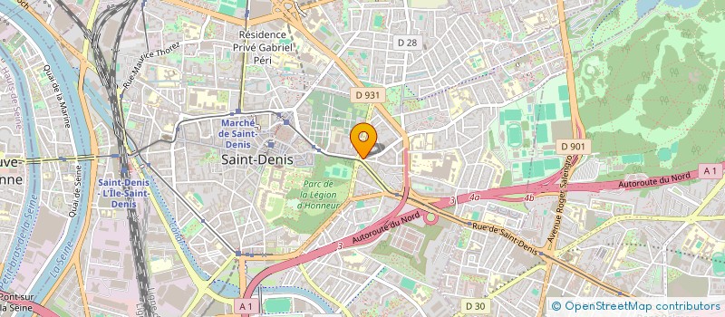 localisation de l'entreprise O'SERVICE CLEAN  SAINT-DENIS