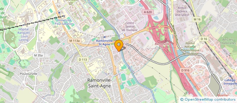 localisation de l'entreprise O SERVICES à RAMONVILLE-SAINT-AGNE